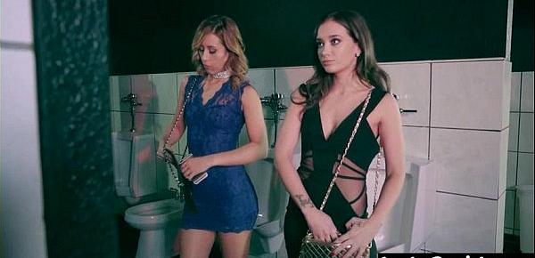  (Demi Lopez & Gia Paige) Lez Girls In hard Punish Sex Tape Using Sex Toys clip-08